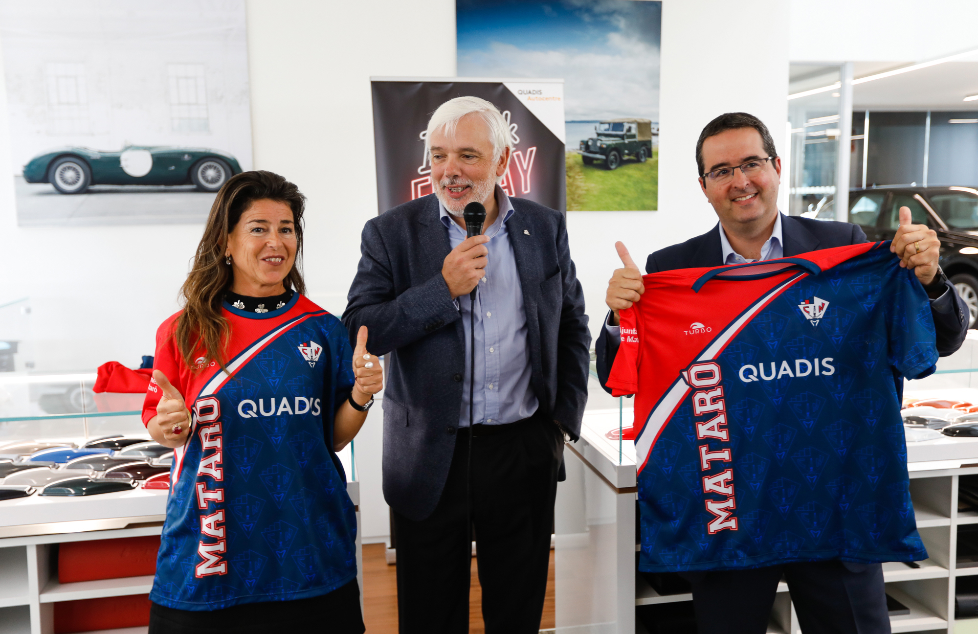 Presentación de prensa del Quadis Black Friday en el Quadis Autocentro de Cabrera de Mar