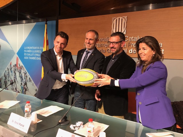 Quadis Empresas y Land Motors en la presentación  de la División de Honor de Rugby Vueling