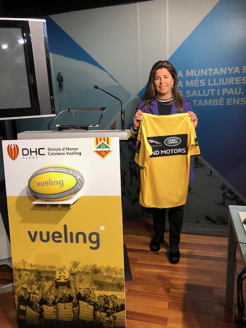 Quadis Empresas y Land Motors en la presentación  de la División de Honor de Rugby Vueling