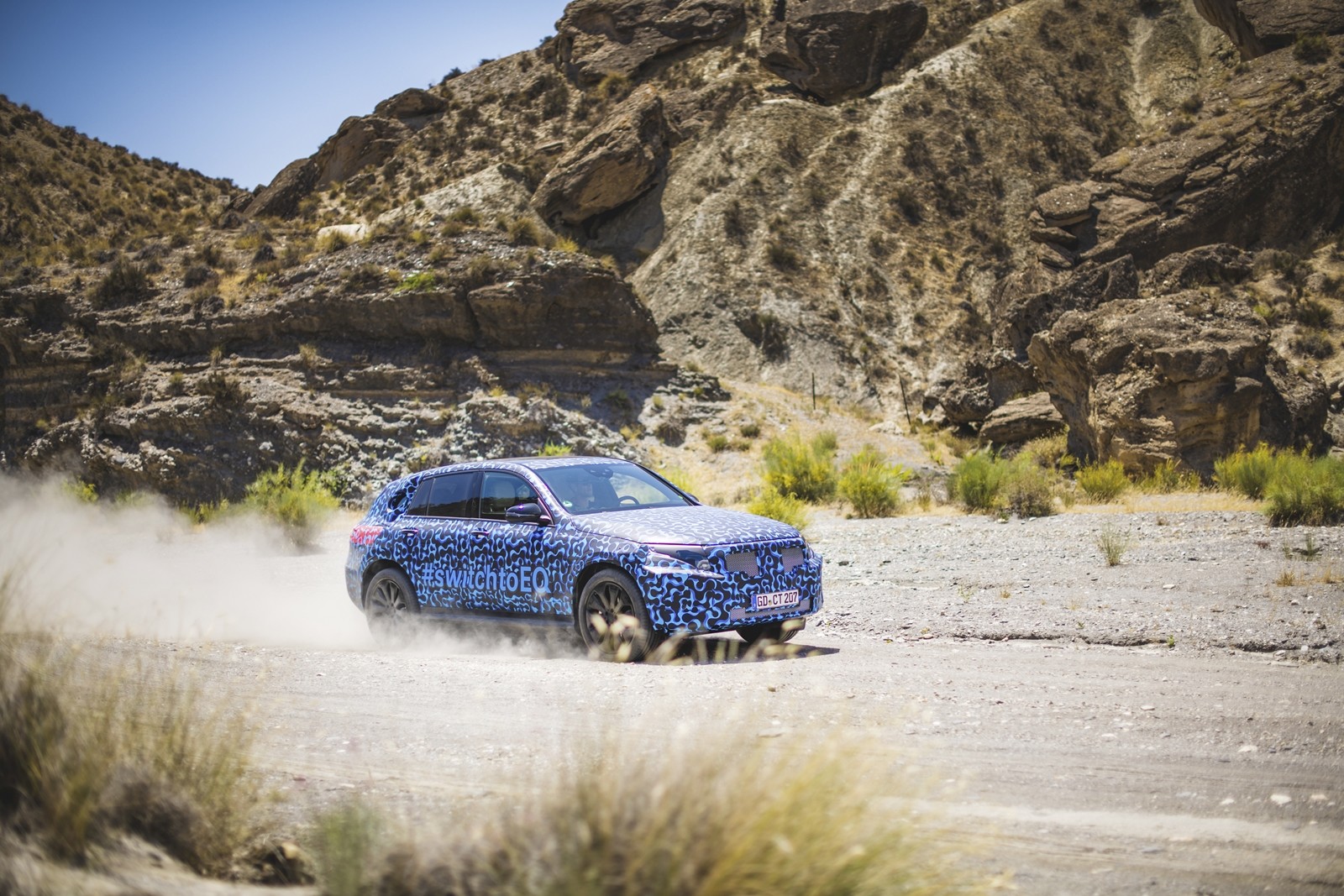 Mercedes EQC pruebas en Almería
