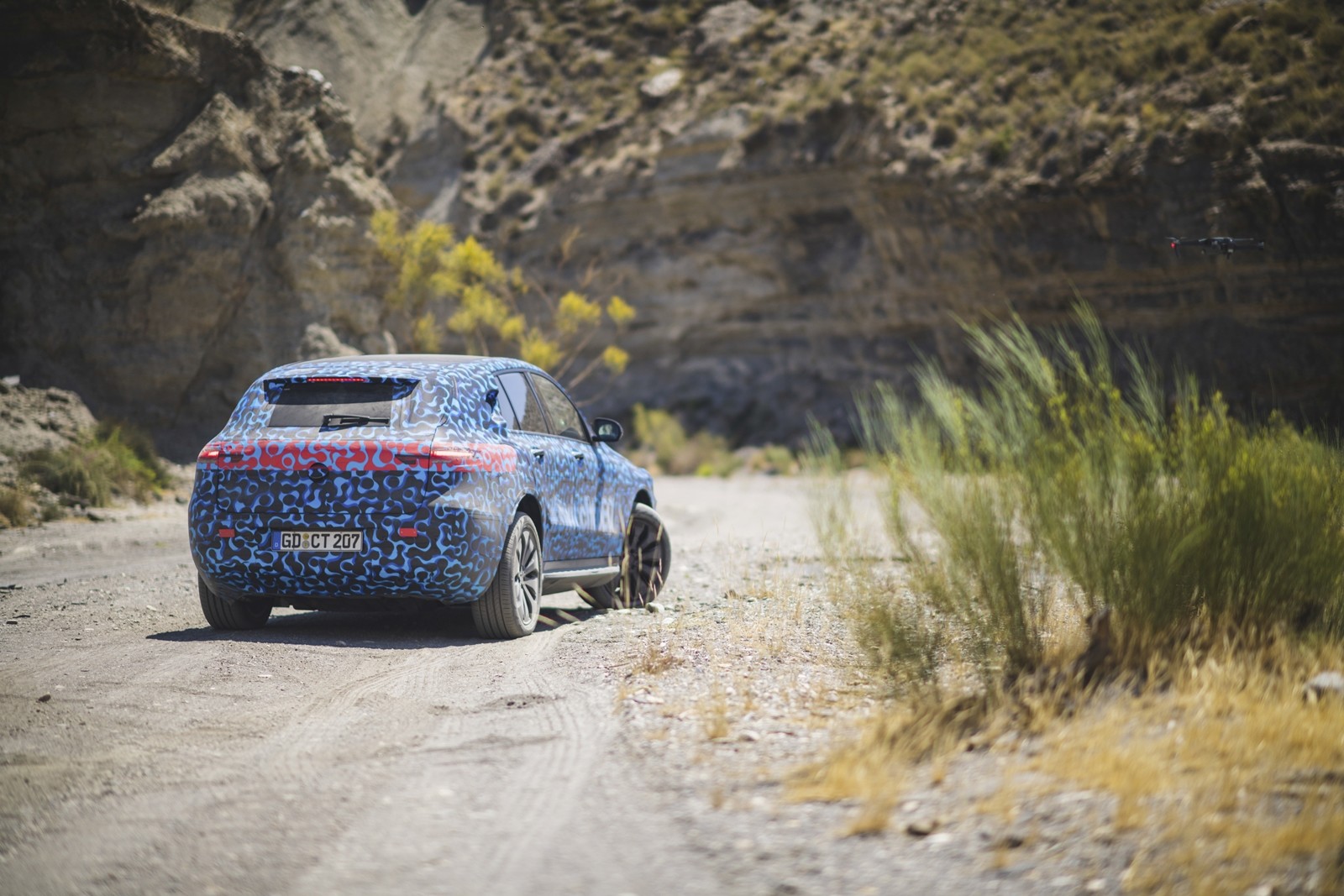 Mercedes EQC pruebas en Almería
