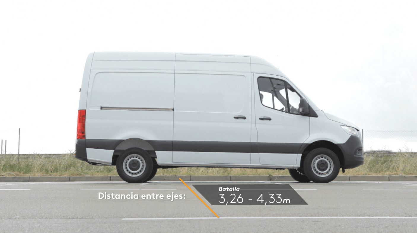Lateral del Mercedes-Benz Sprinter