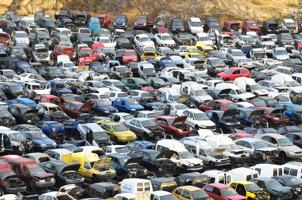 Como tramitar baja coche Desguace