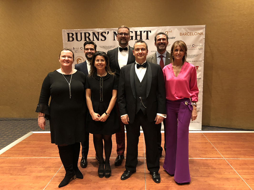 Aston Martin Barcelona y Bristish Chamber celebraron la tradicional Burns' Night
