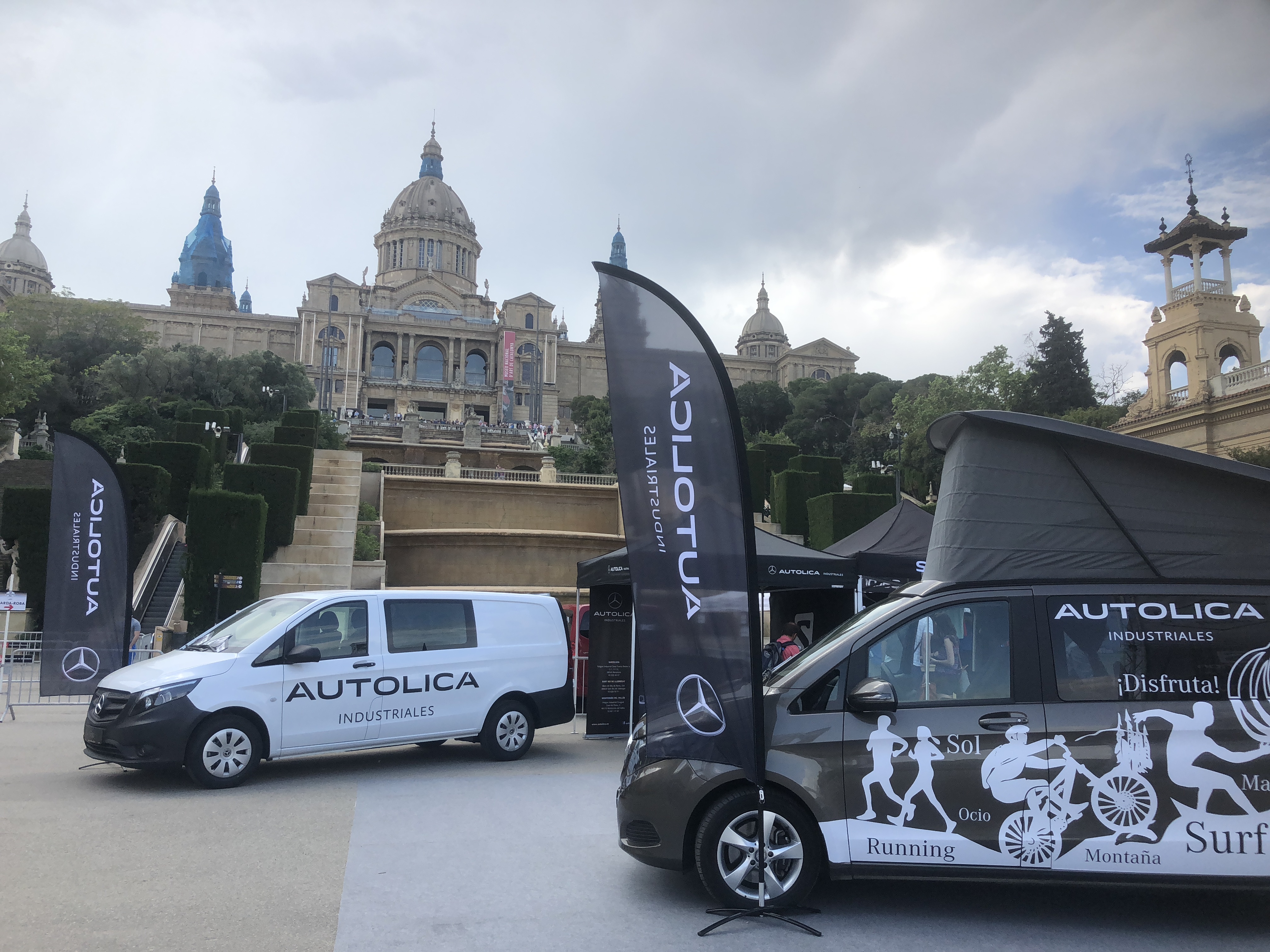 Autolica Industriales en la Salomon Run de Barcelona