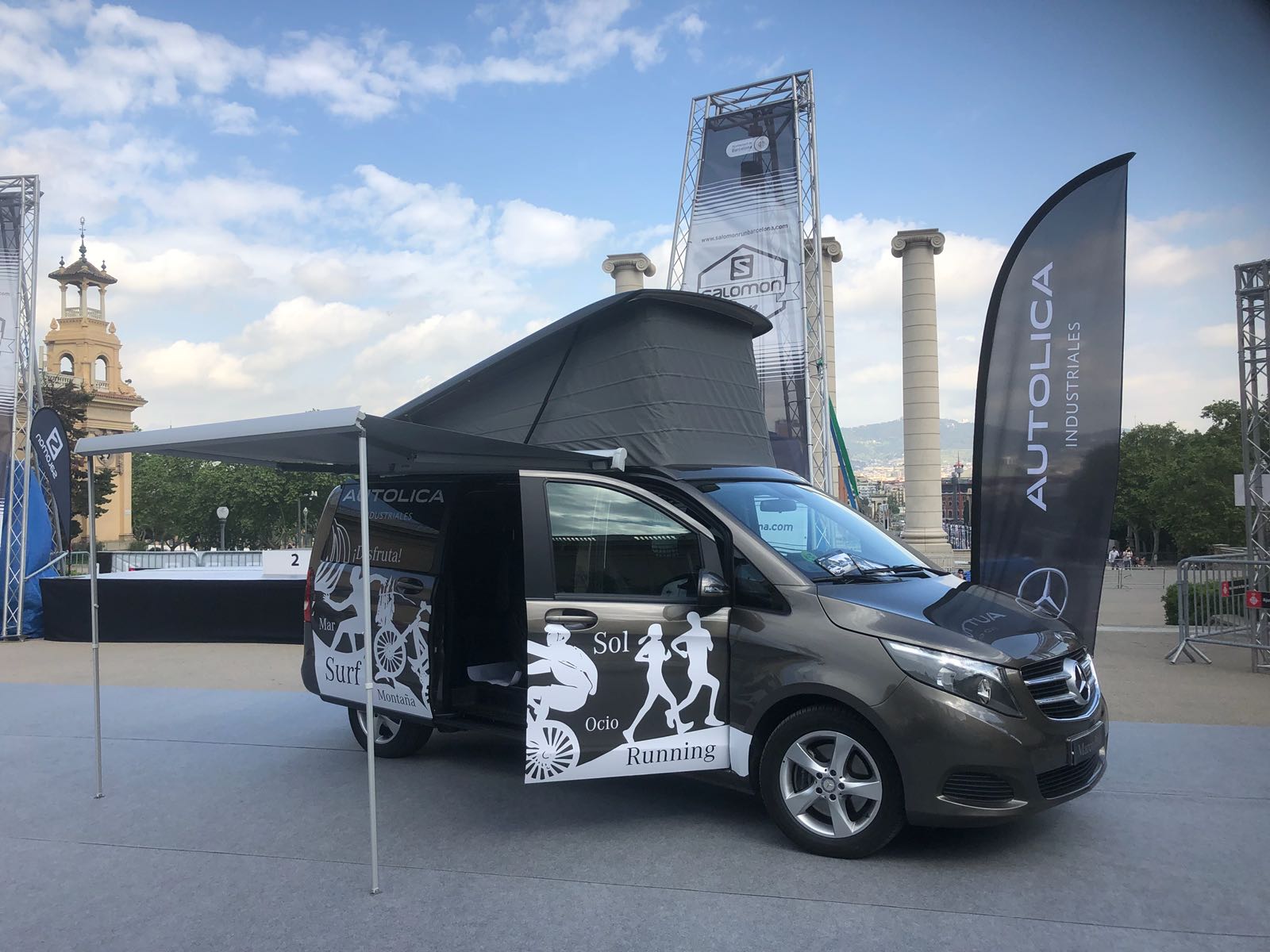 Autolica Industriales en la Salomon Run de Barcelona