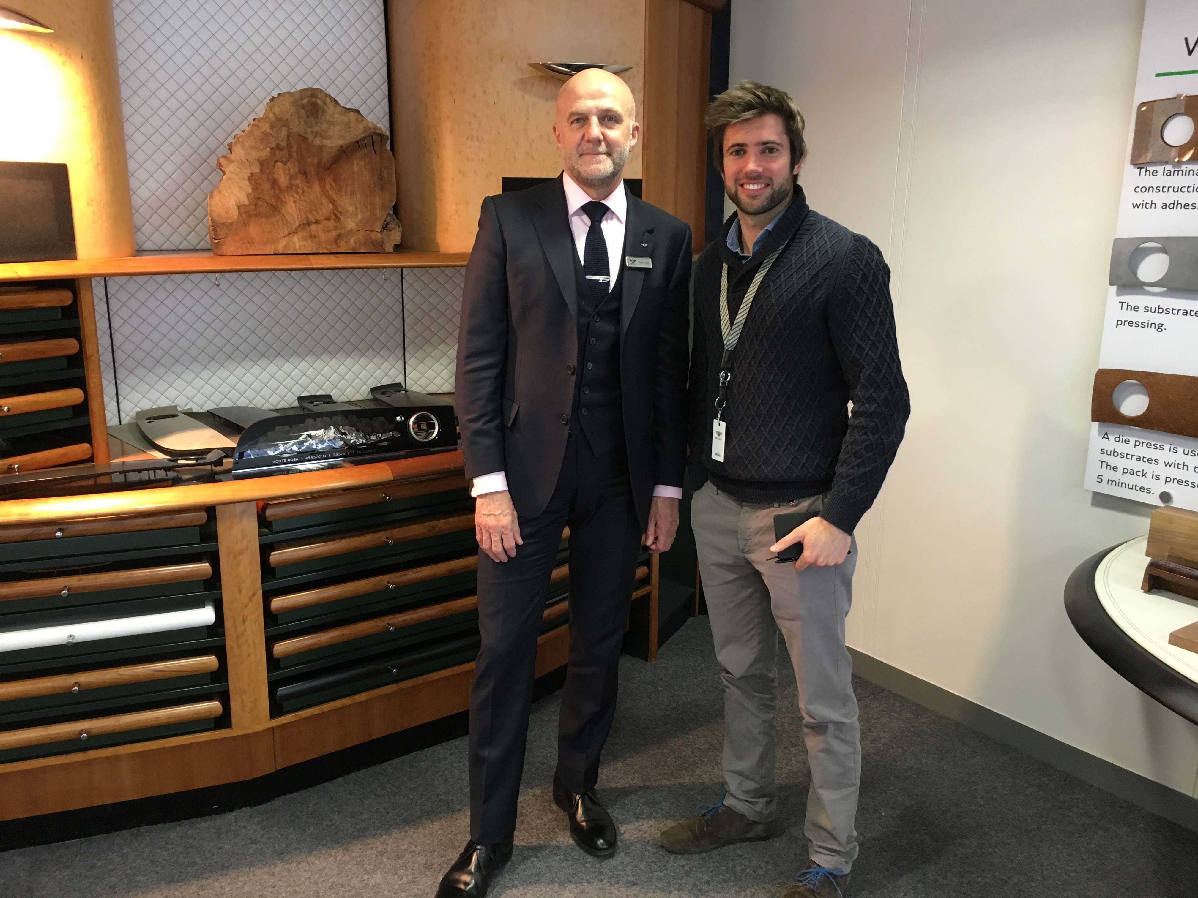 QUADIS visita la fábrica de Bentley en Crewe