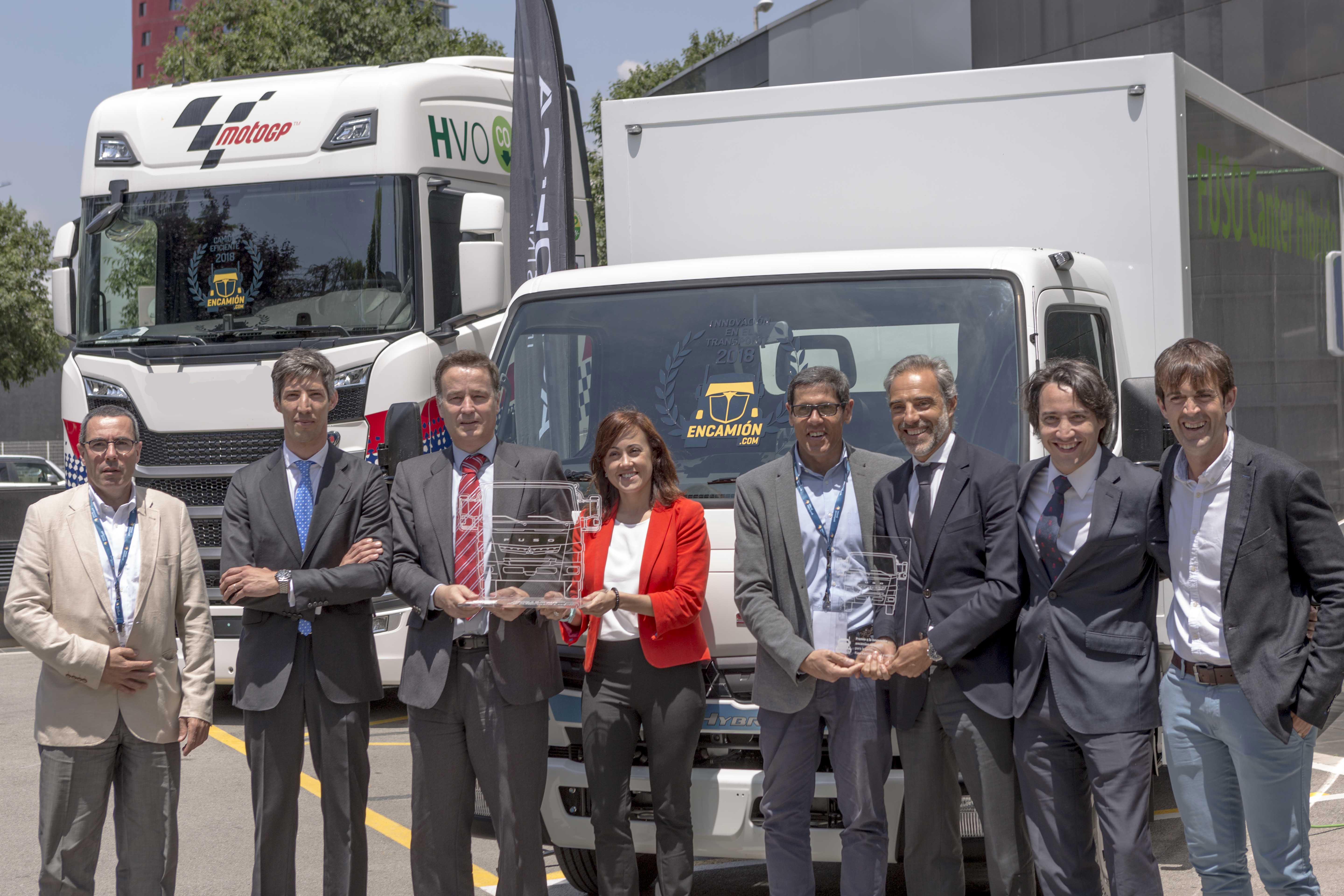 Autolica Industriales recibe el premio a la Innovación en el transporte con su gama de camiones FUSO