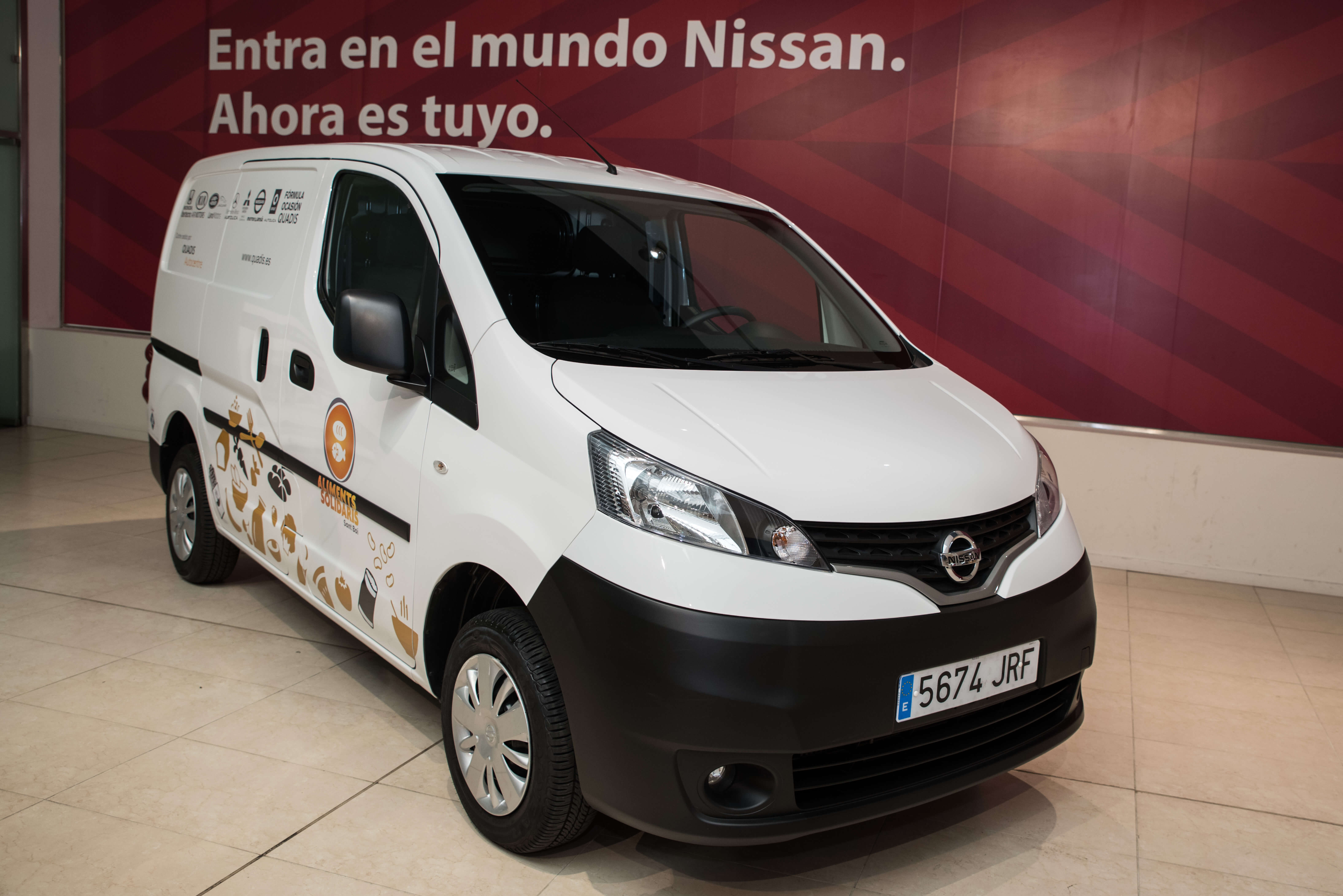 QUADIS cede uno vehículo al Banco de Alimentos de Sant Boi de Llobregat