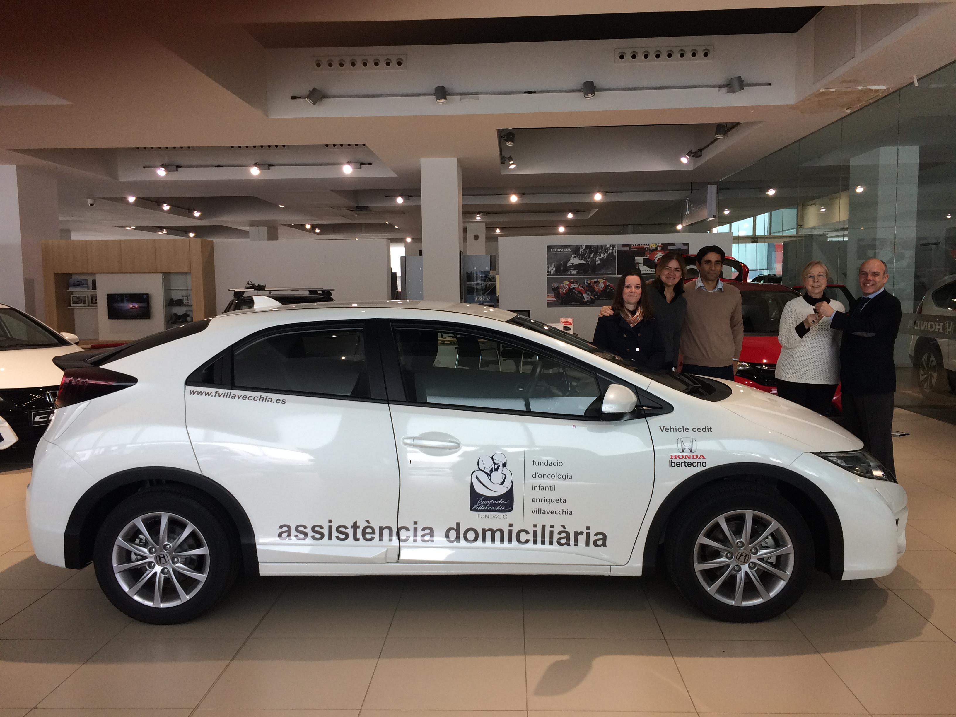 Honda e Ibertecno colaboran con Fundación de Oncología Infantil Enriqueta Villavecchia