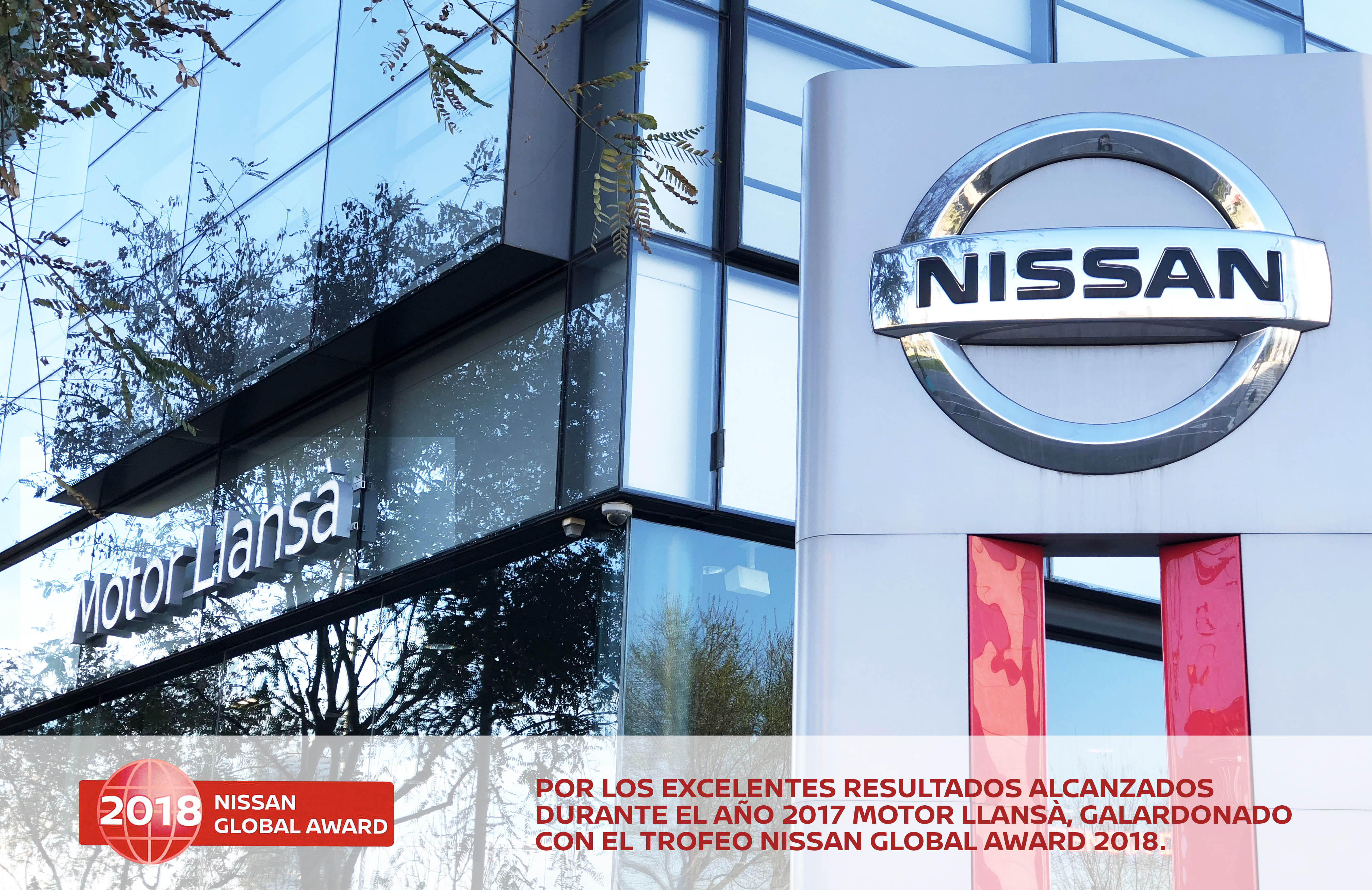 Motor Llansà galardonado con el premio Nissan Global Award 2018