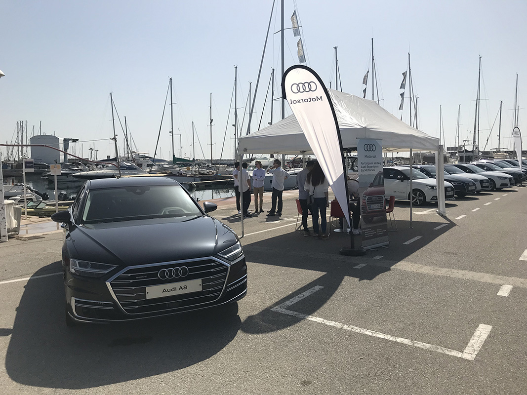 Motorsol Audi organiza un Test Drive para sus clientes en Port Balís