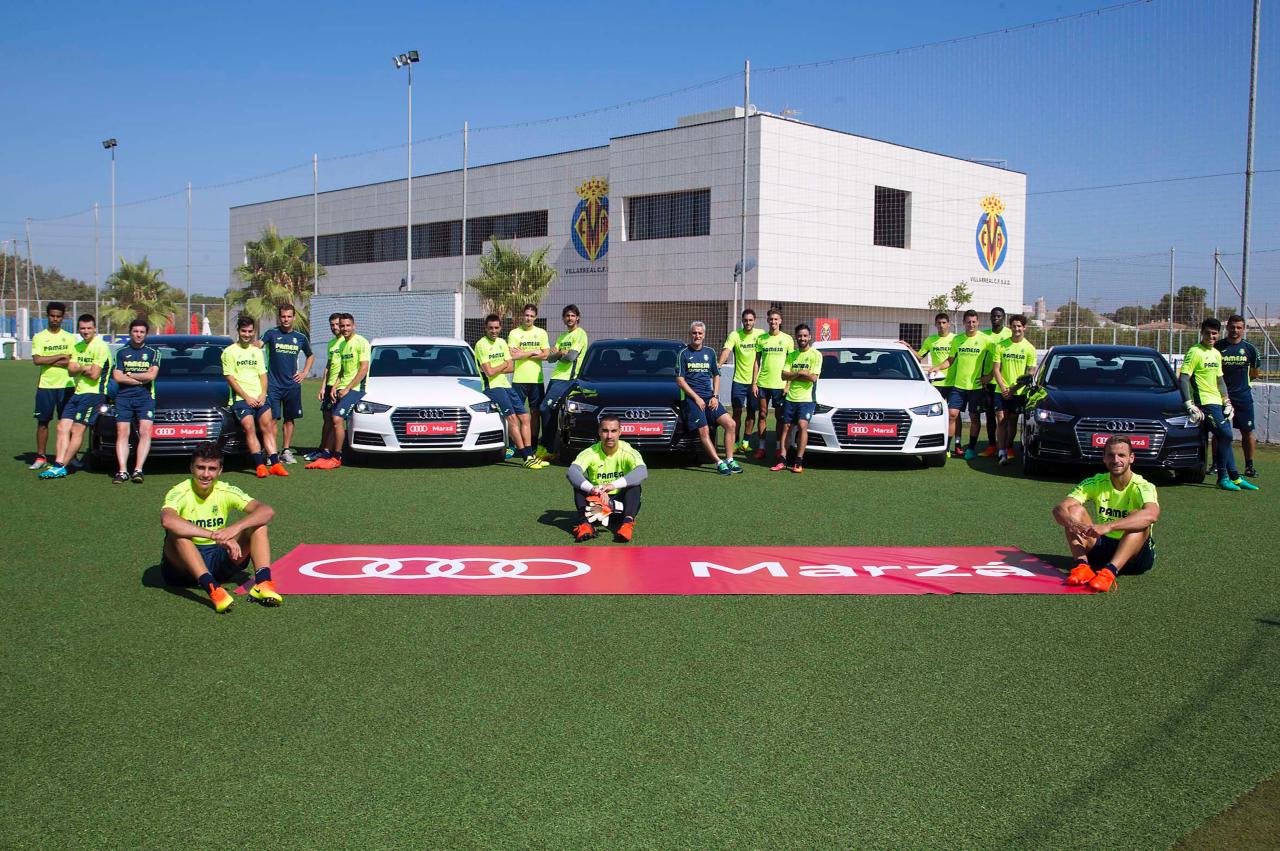 Acuerdo de colaboración entre Marzá Audi y el Villarreal CF