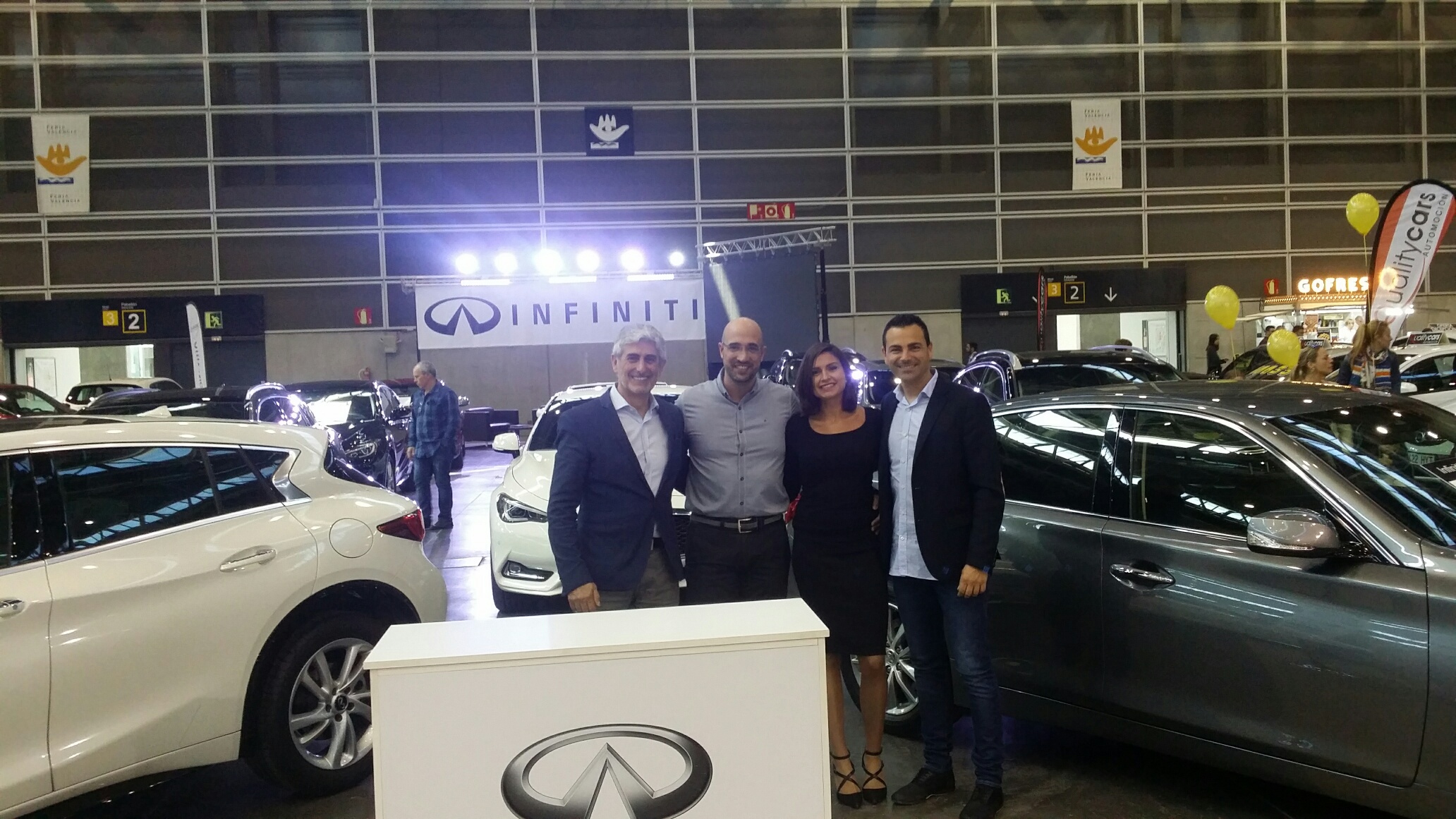 Infiniti Valencia estuvo presente en la Feria V.O. de Valencia 2017
