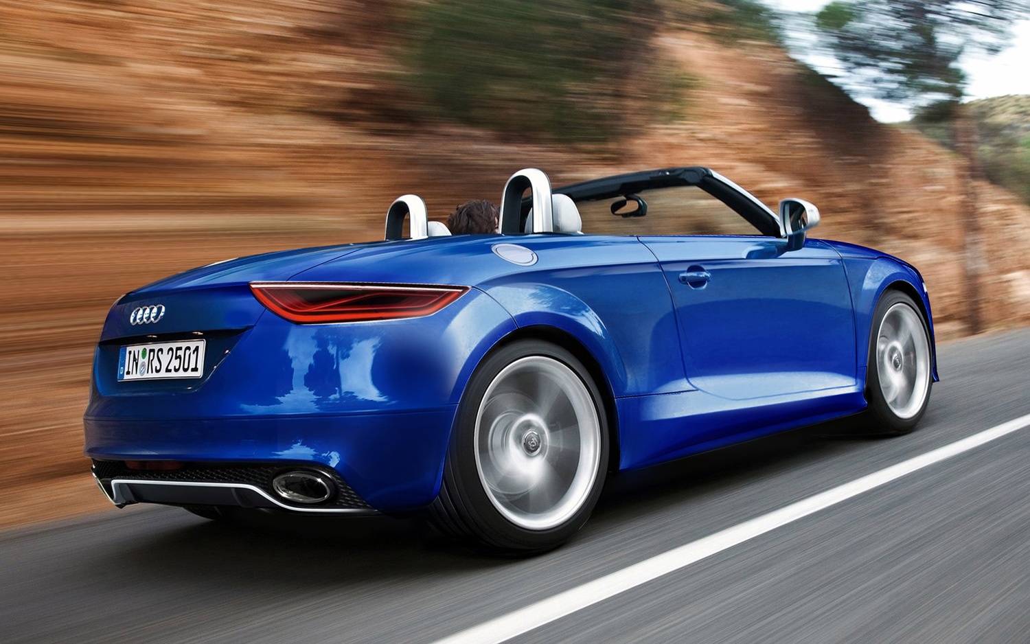 Audi TT Roadster 2015 Trasera