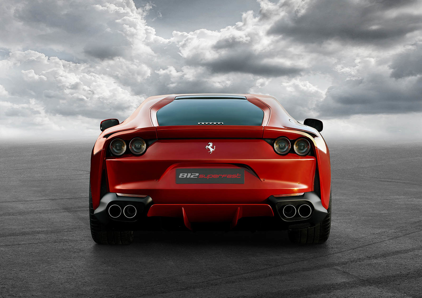 Ferrari 812 Superfast 2017 Trasera