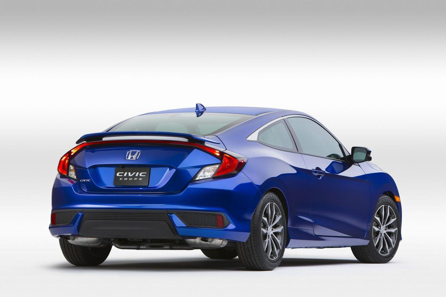 Honda Civic Coupe 2016 Trasera