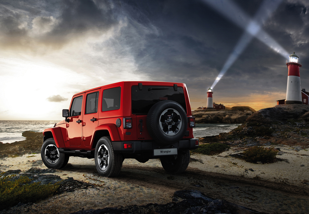 Jeep Wrangler 2015 Trasera