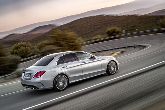 Mercedes Benz Clase C 2014 Trasera