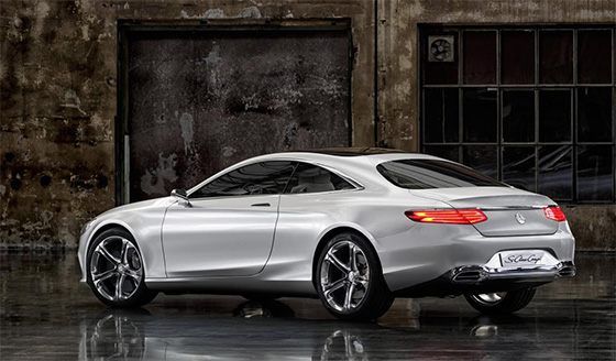 Mercedes Clase S Coupe Concept Trasera