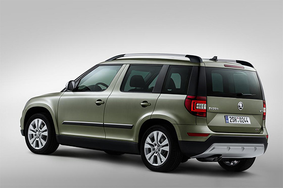 Skoda Yeti 2014 Trasera