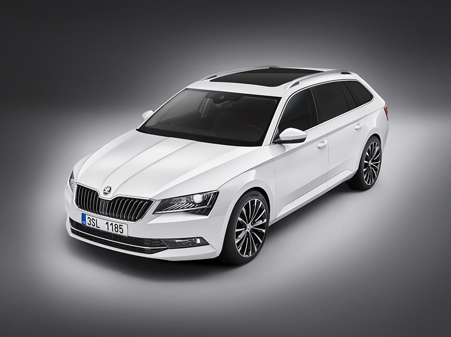 Skoda Superb Combi 2015 Frontal