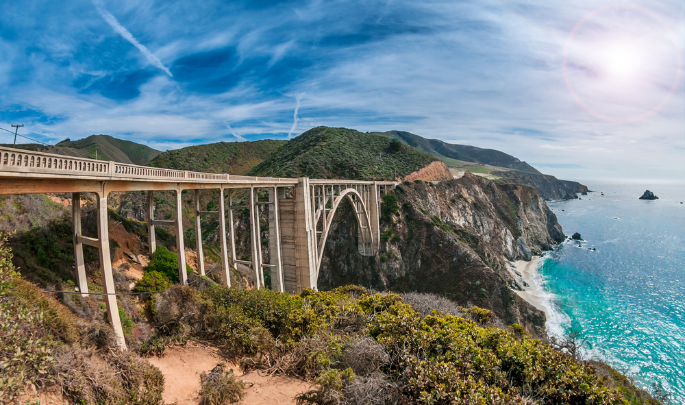 Road trip Highway 1 Big Sur Bixby Bridge