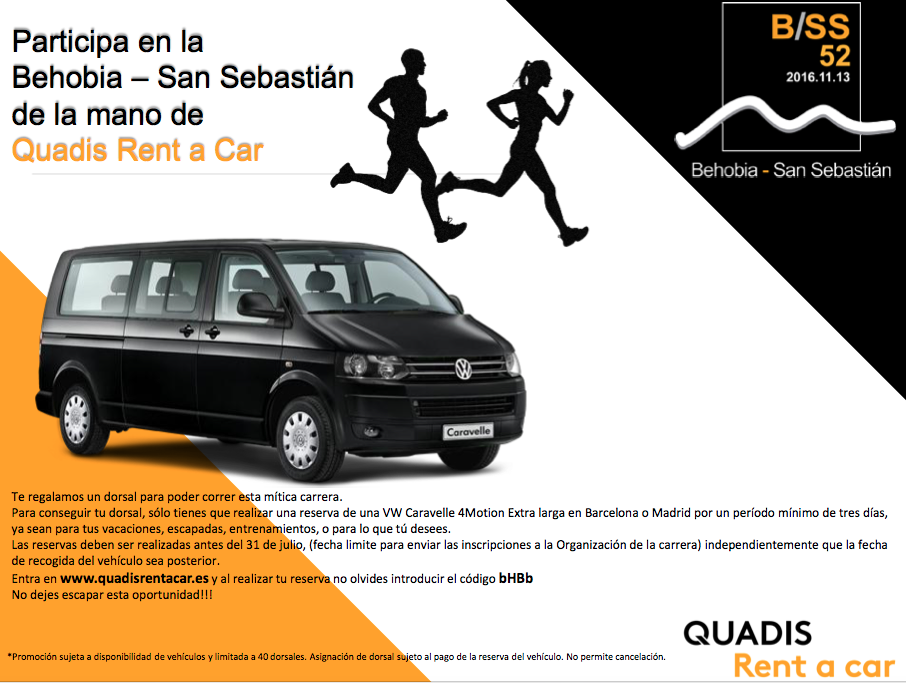 QUADIS Rent a Car Behobia Volkswagen Caravelle 1