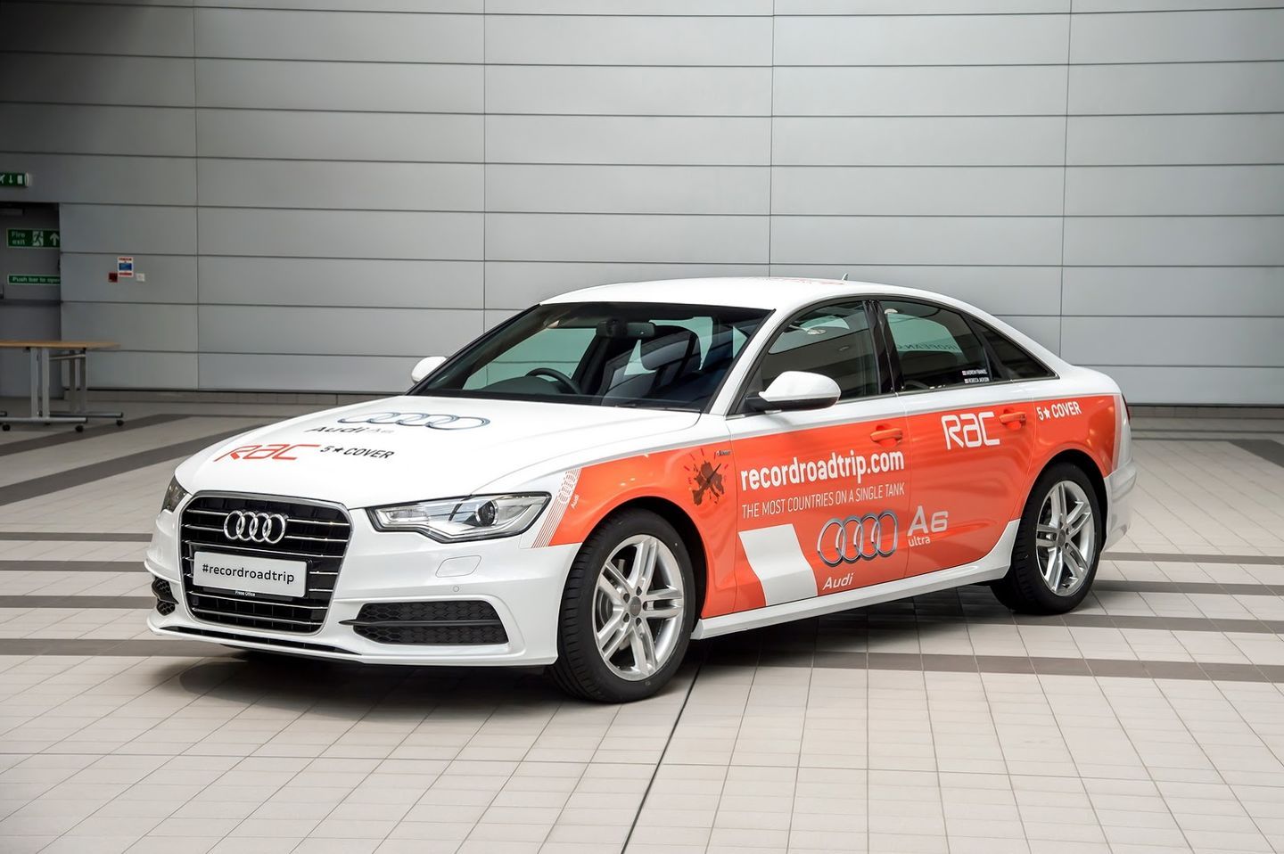 Audi A6 TDI Ultra Record Guinness 2015 Recordroadtrip