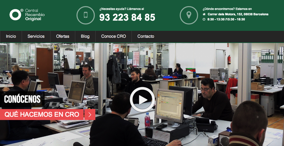 Central Recambio Original CRO QUADIS