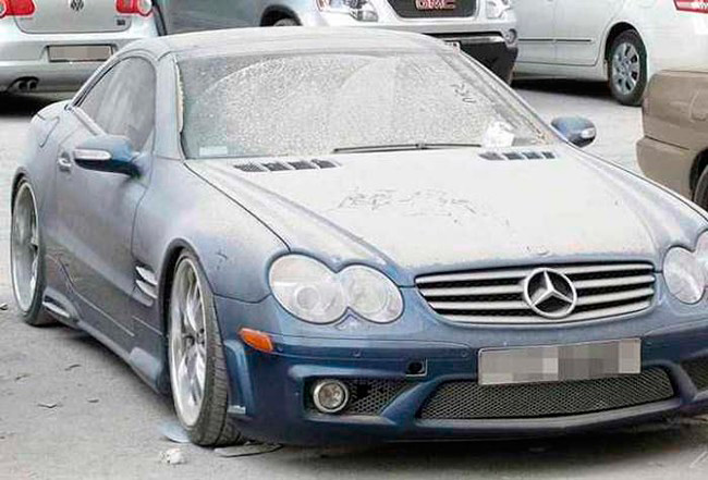  Coches abandonados Dubai Mercedes AMG