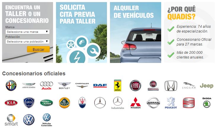  Nueva web QUADIS servicios
