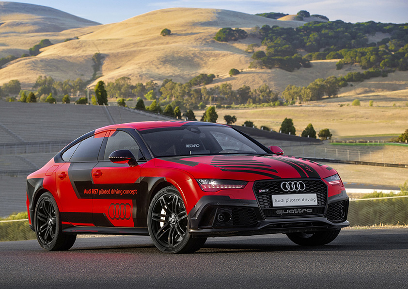  Audi RS7 conduccion autonoma Frontal