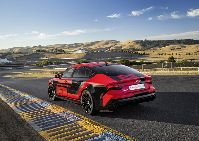 Audi RS7 conduccion autonoma Trasera
