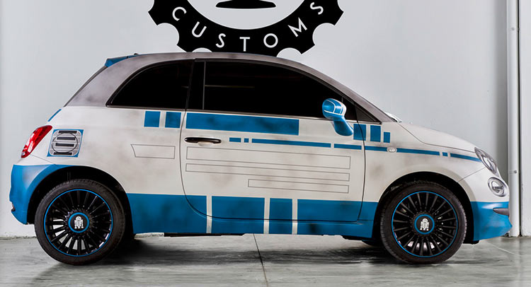 Fiat 500 Star Wars R2D2 
