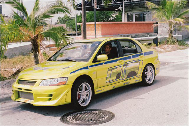 Coches de pelicula Mitsubishi Lancer Evo 2 Fast 2 Furious Paul Walker