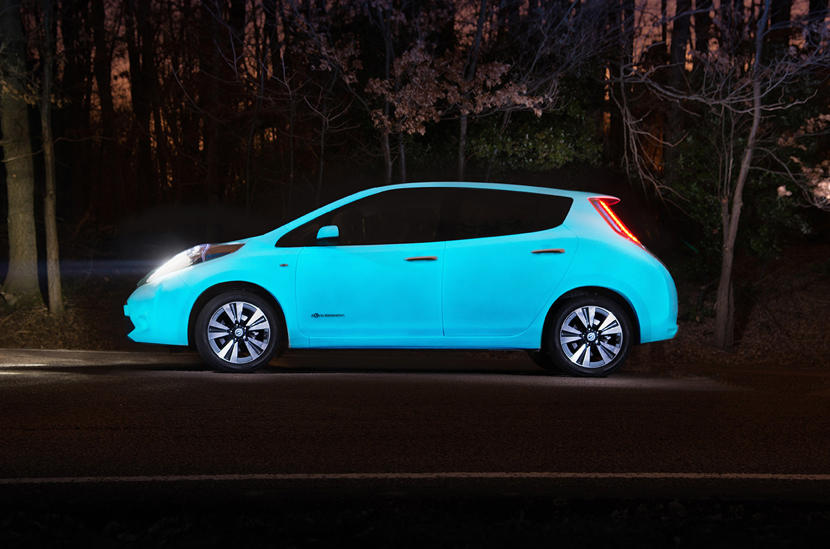 Nissan Leaf Pintura nocturna 2015