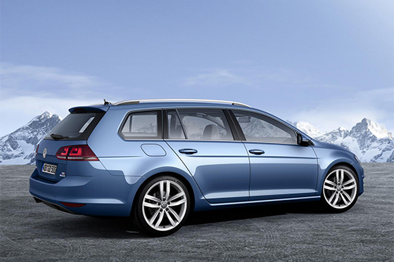 Volkswagen Golf Variant 2013 Trasera