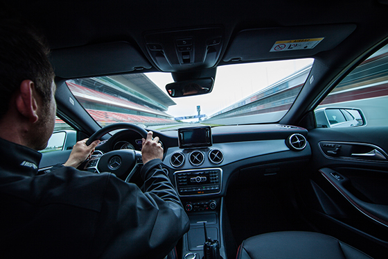 Trackday Montmelo Mercedes Benz Interior