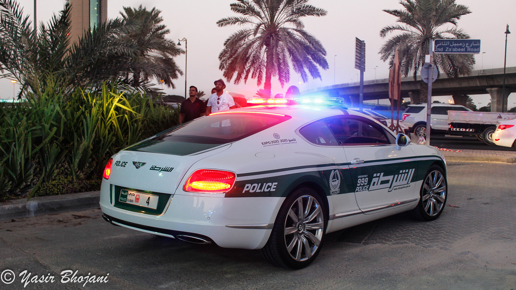 Bentley Continental GT Policia Dubai