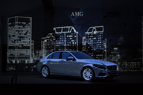 Presentacion Mercedes Benz Clase C 2014 Barcelona Mapping