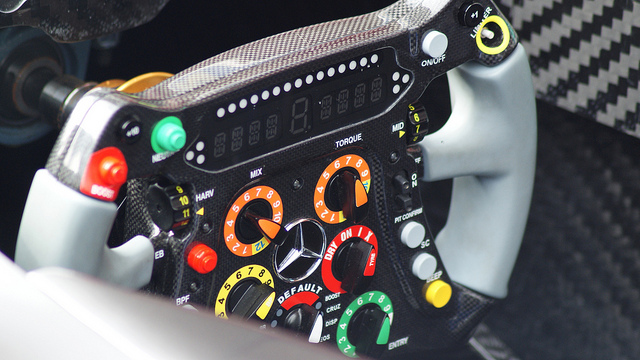 Volante Llevas Formula 1