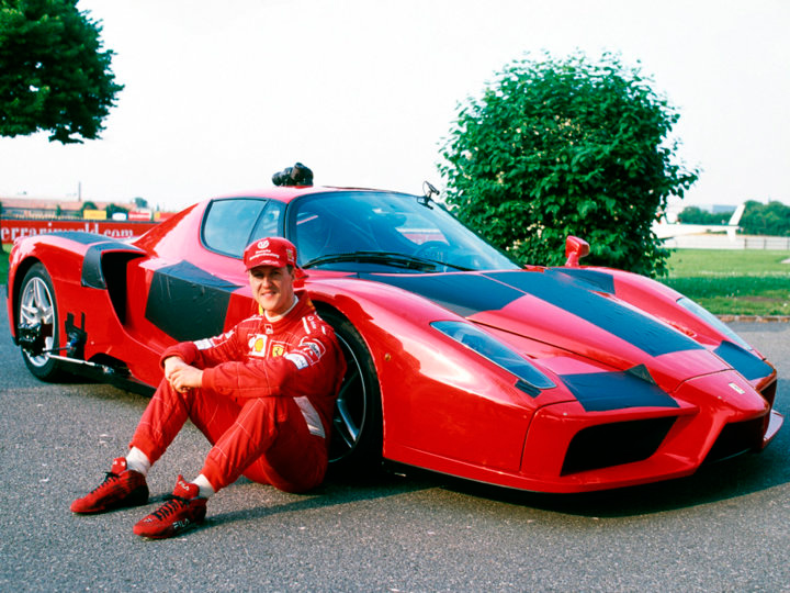 Enzo Ferrari Michael Schumacher