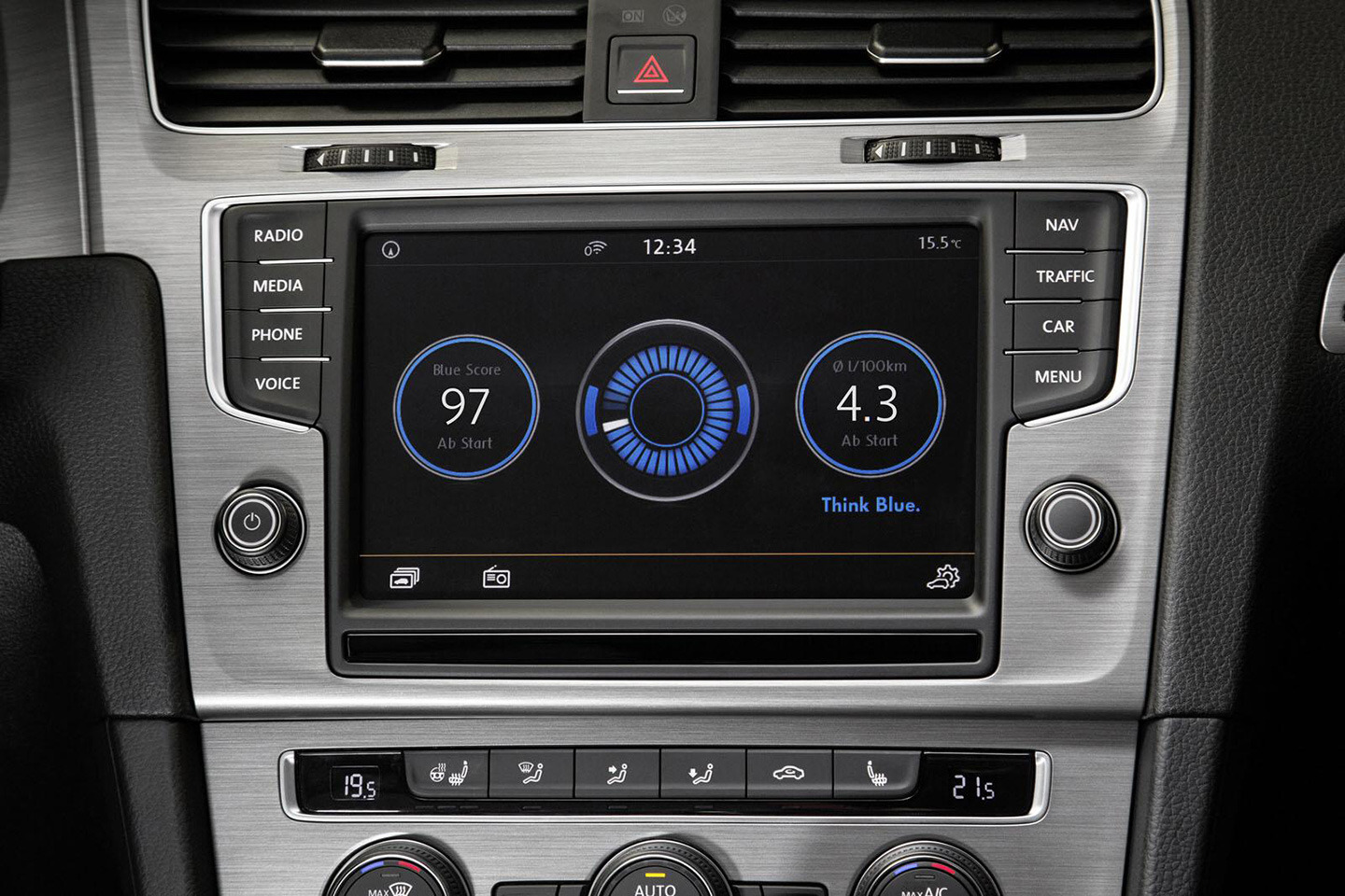 Nuevo Volkswagen Golf TSI BlueMotion 2016 Interior