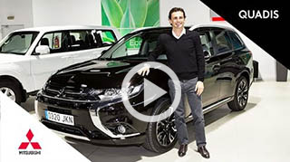 QUADIS prueba el Mitsubishi Outlander PHEV con Pedro De La Rosa