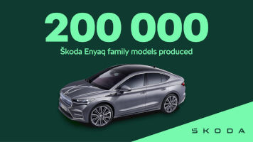 La gama Škoda Enyaq supera las 200.000 unidades producidas