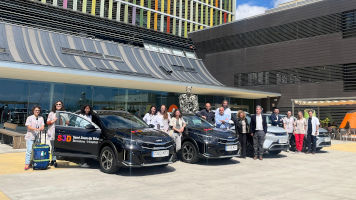 Renovamos la flota de vehículos cedidos al Hospital Sant Joan de Déu por quinto año consecutivo