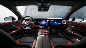 El interior del AMG GT 4 Puertas Coupé, diseñado para el control total