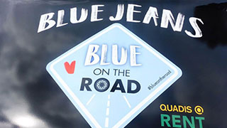 QUADIS Rent a Car participa en la gira Blue On the Road