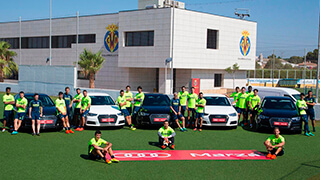 Acuerdo de colaboración entre Marzá Audi y el Villarreal CF